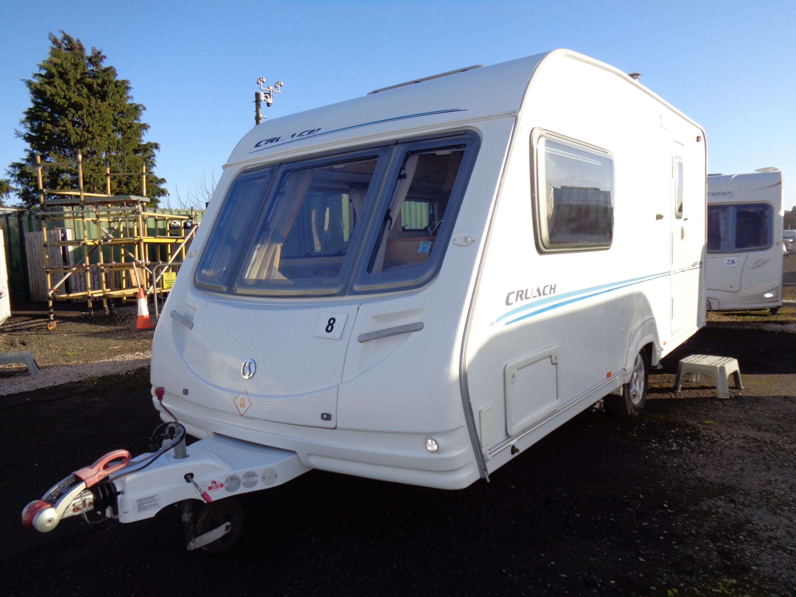 Caravan No. 08 – 2007 Sterling Cruach Morven 460, 2 berth REDUCED from £8,900 ……………… NOW £8,000