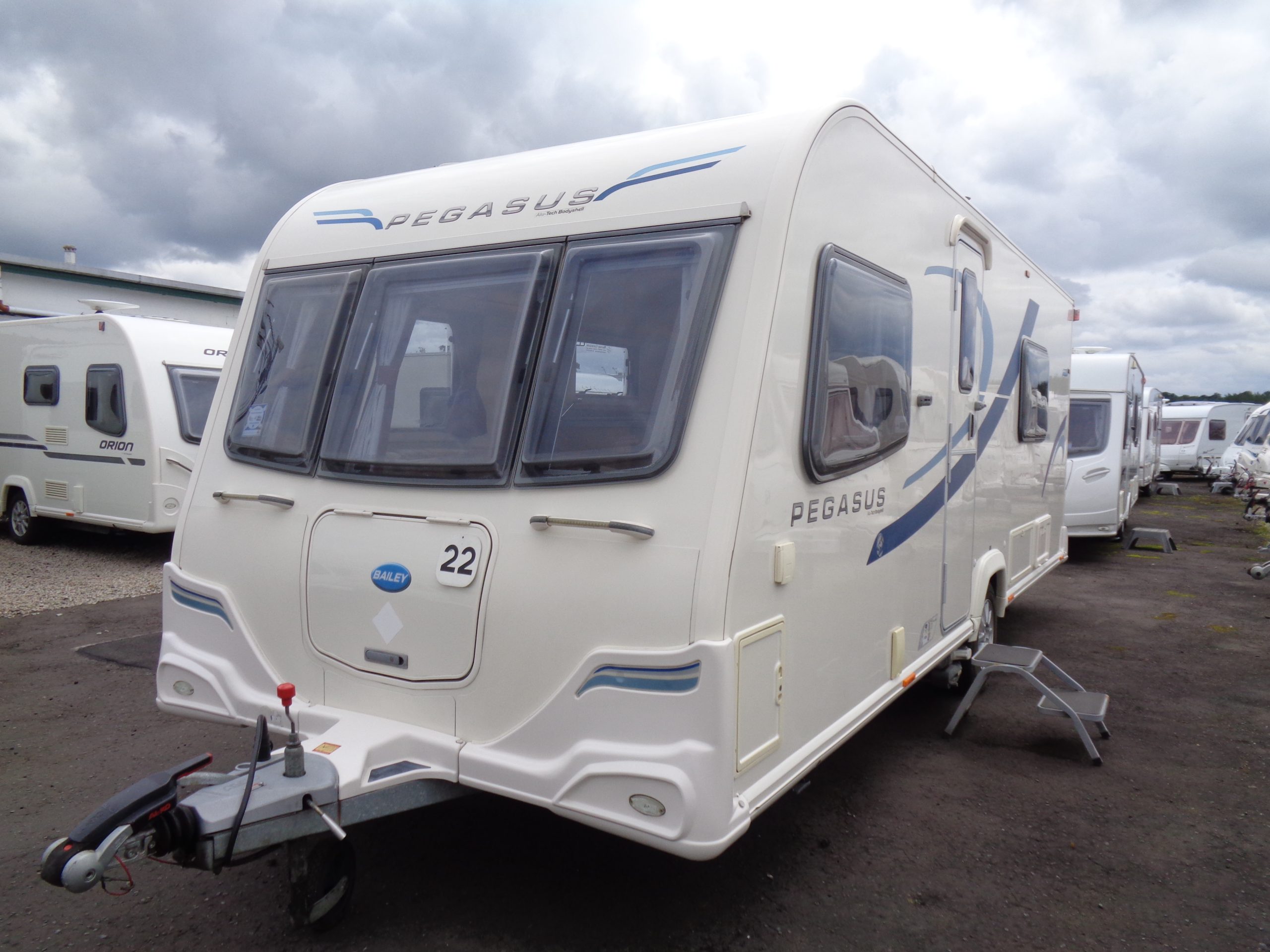 Caravan No. 22 – 2013 Bailey Pegasus II Rimini, 4 berth REDUCED from £14,700 ………………………. NOW £13,200